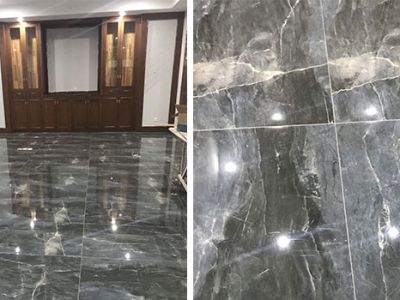 灰色瓷磚配啞光美縫劑，藝術(shù)感滿滿的！